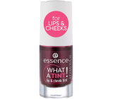 Essence What a Tint! lesk na rty a tvářenka 01 Kiss From a Rose 4,9 ml