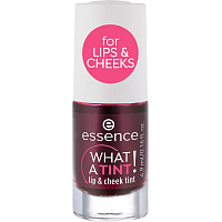 Essence What a Tint! lesk na rty a tvářenka 01 Kiss From a Rose 4,9 ml