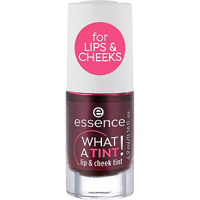 Essence What a Tint! lesk na rty a tvářenka 01 Kiss From a Rose 4,9 ml