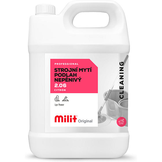 Milit pro strojní mytí podlah, nepěnivý, 5 l
