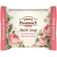 GREEN tuhé mýdlo Damašková růže & bambucké máslo 100 g