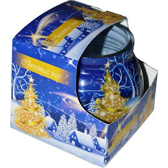 Admit Christmas Tree aromatická svíčka ve skle 80 g