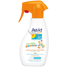 Astrid Sun OF30 rodinné mléko na opalování 300 ml sprej