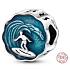 Charm Sterlingové stříbro 925 Surf - pro surfaře, korálek na náramek sport