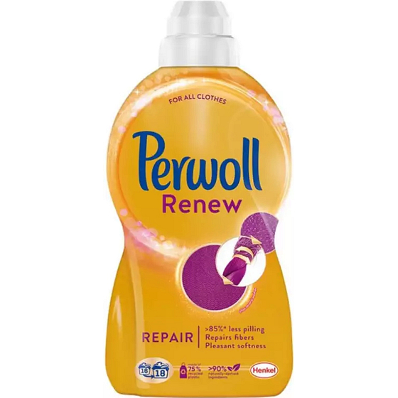 Perwoll Renew Repair prací gel pro jemné prádlo 18 dávek 990 ml