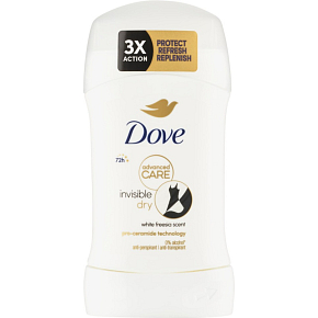 Dove tuhý antiperspirant Advanced Care Invisible Dry 50ml Dove tuhý antiperspirant Advanced Care Invisible Dry 50ml