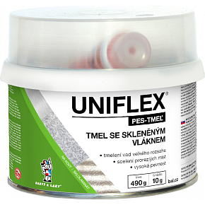 Uniflex PES-TMEL vlákno tmel se skelným vláken, 500 g Uniflex PES-TMEL vlákno tmel se skelným vláken, 500 g