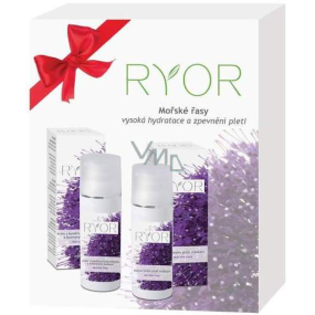 Ryor Mořské řasy krém s kyselinou hyaluronovou a kmenovými buňkami 50 ml + aktivní krém proti vráskám 50 ml, kosmetická sada