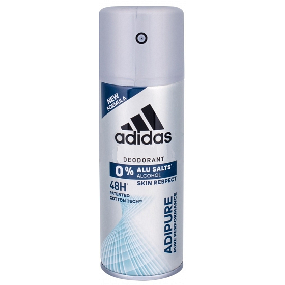 Adidas Adipure 48h antiperspirant deodorant sprej bez hliníkových solí pro muže XL 200 ml