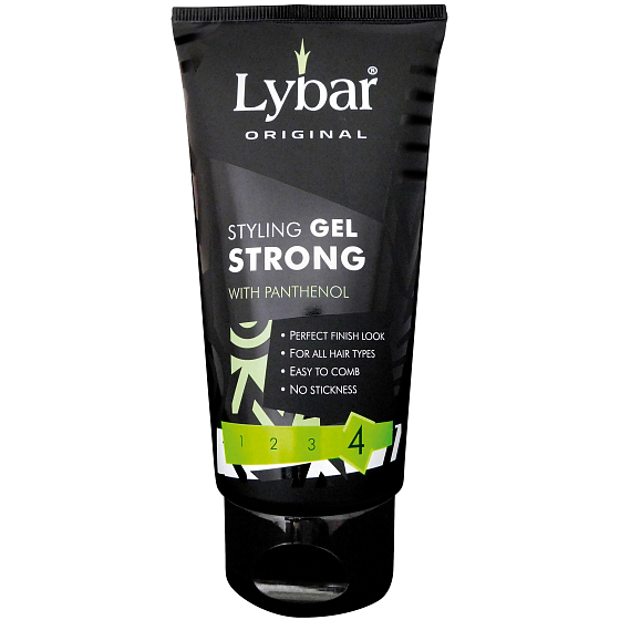 Lybar Stylingový gel na vlasy silně tužicí s panthenolem 150 ml