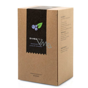 Aromatica DiabaTea bylinný čaj udržuje normální hladinu glukózy v krvi a podporuje metabolismus cukrů 20 x 2 g
