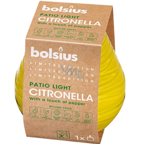 Bolsius Citronela repelentní svíčka ve skle 90 x 94 mm 1 kus