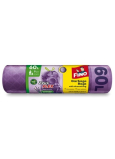 Fino Zeus Flex Lavender Sáčky do odpadkového koše zatahovací, 35 µ, 60 litrů 63 x 70 cm 8 kusů