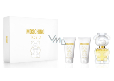 Moschino Toy 2 parfémovaná voda pro ženy 50 ml + tělové mléko 50 ml + sprchový gel 50 ml, dárková sada pro ženy
