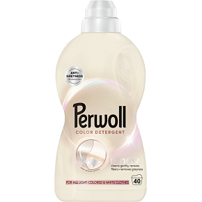 Perwoll Light Colors prací gel na světlobarevné a bílé oblečení 40 dávek, 2L