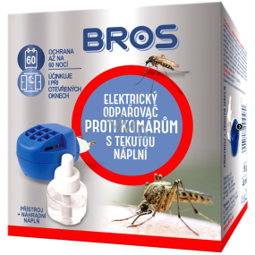 Bros Elektrický odpařovač proti komárům + tekutá náplň na 60 nocí