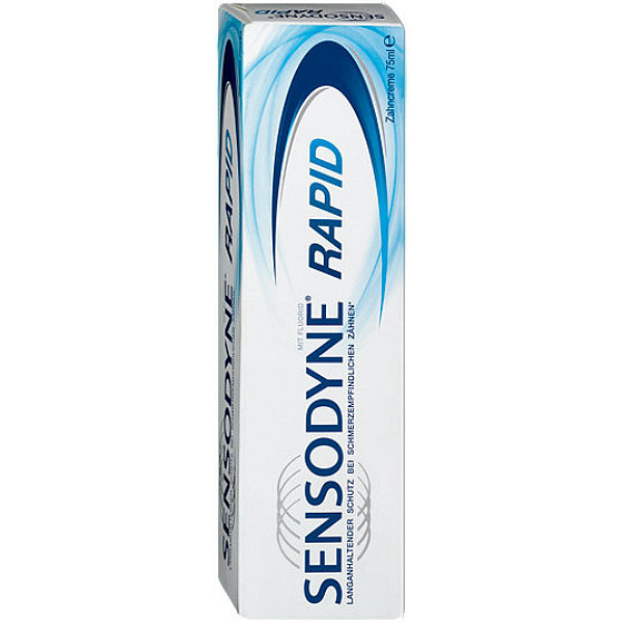 Sensodyne Rapid zubní pasta urychluje úlevu od bolesti 75 ml