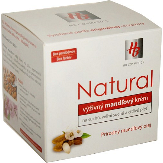 HB Natural Mandlový výživný krém 50 ml