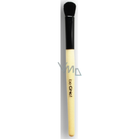 Be Chic! Professional White B 07 kosmetický štětec s přírodními černými kozími štětinami na oči plochý 16 cm