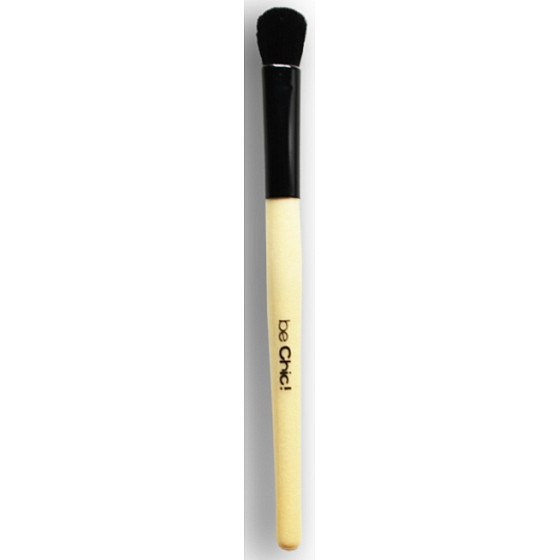 Be Chic! Professional White B 07 kosmetický štětec s přírodními černými kozími štětinami na oči plochý 16 cm
