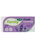 Tento Family Fresh Lavender parfémovaný toaletní papír 2 vrstvý 150 útržků 8 kusů