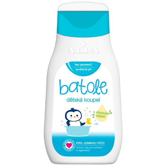 Alpa Batole koupel s olivovým olejem pro děti 200 ml