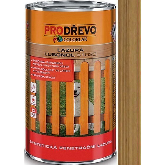 Colorlak Lazura Lusonol S1023 synteticná penetrační lazura Dub 0,9 l