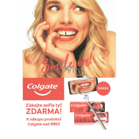 Colgate selfie tyč