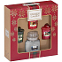Yankee Candle Candlelit Cabin - Chata ozářená svíčkou vonná svíčka Classic malá sklo 104 g + After Sledding - Po sáňkovačce + Evergreen Mist - Lesní mlha + Pomegranate Gin Fizz - Gin Fizz z granátového jablka votivní svíčka 3 x 49 g, vánoční dárková sada