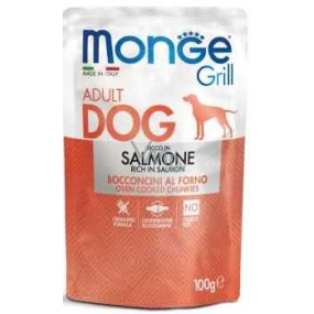 Monge Dog Grill lososová kapsička 100 g