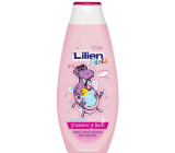 Lilien Girls šampon a pěna do koupele 2v1 pro dívky 400 ml