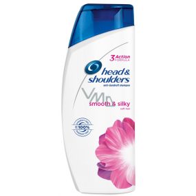 Head&Shoulders Smooth & Silky 2v1 kondicionér a šampon proti lupům pro suché a poškozené vlasy 450 ml