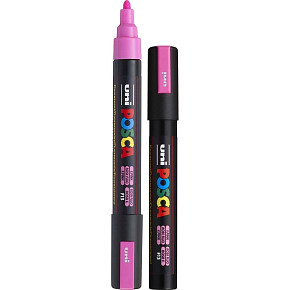 Posca Univerzální akrylátový popisovač 1,8 - 2,5 mm Fluo-růžová PC-5M
