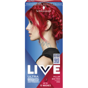 Schwarzkopf Live Ultra Brights barva na vlasy Vášnivá červená 092