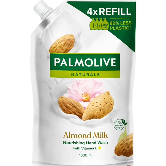 Palmolive Naturals Almond & Milk tekuté mýdlo náhradní náplň 1l