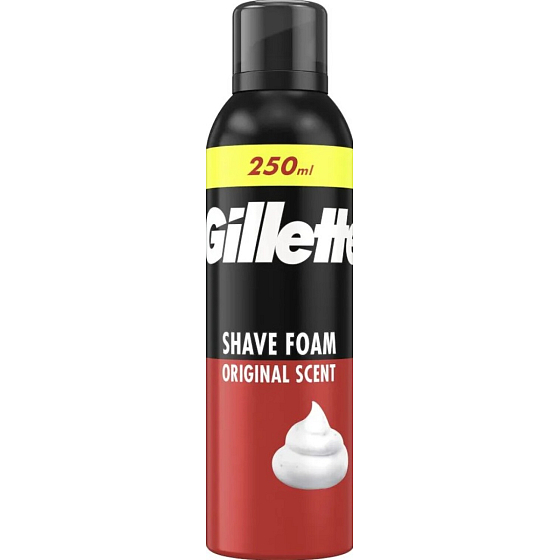 Gillette Holicí pěna Original 250 ml