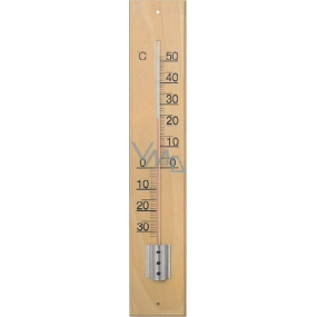 Schneider Teploměr chatový dřevěný venkovní 490 x 80 mm