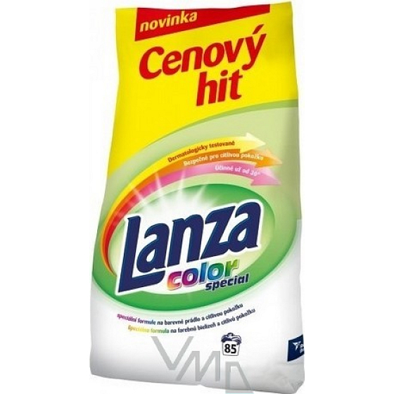 Lanza Special Color prací prášek na barevné prádlo a citlivou pokožku 8 kg