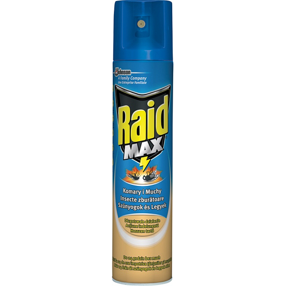 Raid Max proti létajícímu hmyzu sprej 300 ml