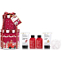 Baylis & Harding Červená kolekce Sladká tyčinka tělové mýdlo 100 ml + Sladká tyčinka sprchový gel 100 ml + Peprmintový vír tělové mléko 50 ml + Vanilková poleva krém na ruce 50 ml + Sladká tyčinka krystalky do koupele 25 g + masážní houbička, kosmetická sada