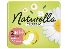 Naturella Classic Normal hygienické vložky s vůní heřmánku 10 kusů