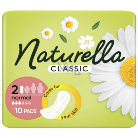 Naturella Classic Normal hygienické vložky s vůní heřmánku 10 kusů