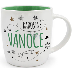 Nekupto Dárkové centrum Keramický hrnek Radostné Vánoce 350 ml