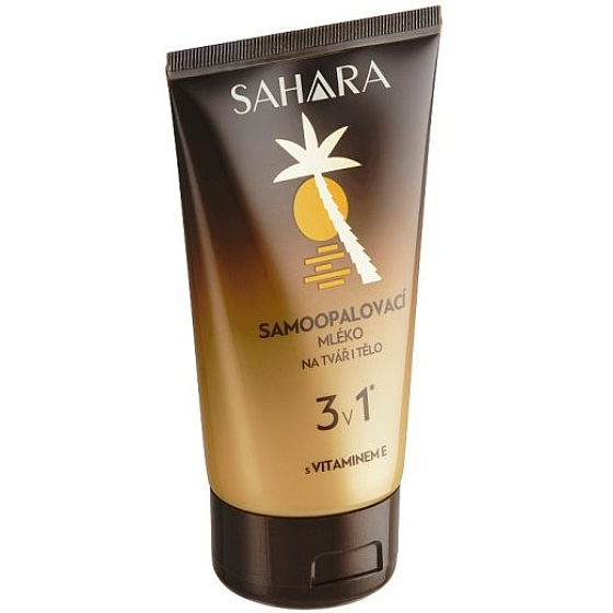 Astrid Sahara Samoopalovací mléko 3v1 na tvář i tělo 150 ml
