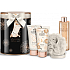 Grace Cole The Body Edit pěna do koupele 250 ml + tělové mléko 150 ml + sprchový gel 150 ml + houba na tělo, kosmetická sada v plechové dóze