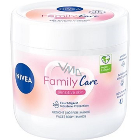Nivea Family Care hydratační krém pro citlivou pokožku 450 ml