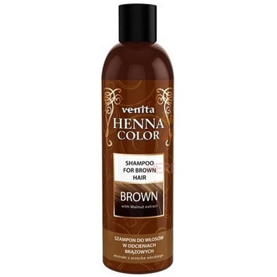 Venita Henna Color Brown šampon pro hnědé vlasy 250 ml