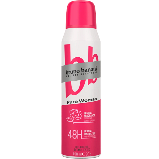 Bruno Banani Pure Woman antiperspitant deodorant sprej pro ženy 150 ml