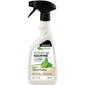 Balhome octový čistič na kuchyně s vůní máty 500 ml, rozprašovač