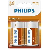 Baterie Philips Longlife 2 ks D R20 mono 1,5V